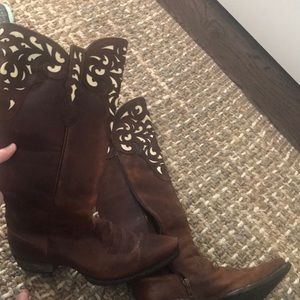 High rise Ariat cowboy boot